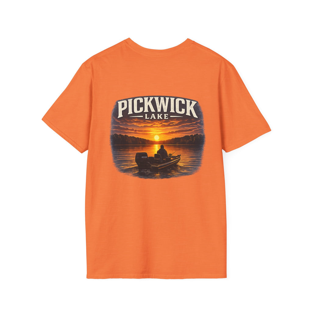 Fisherman on Pickwick Lake Unisex Softstyle T-Shirt