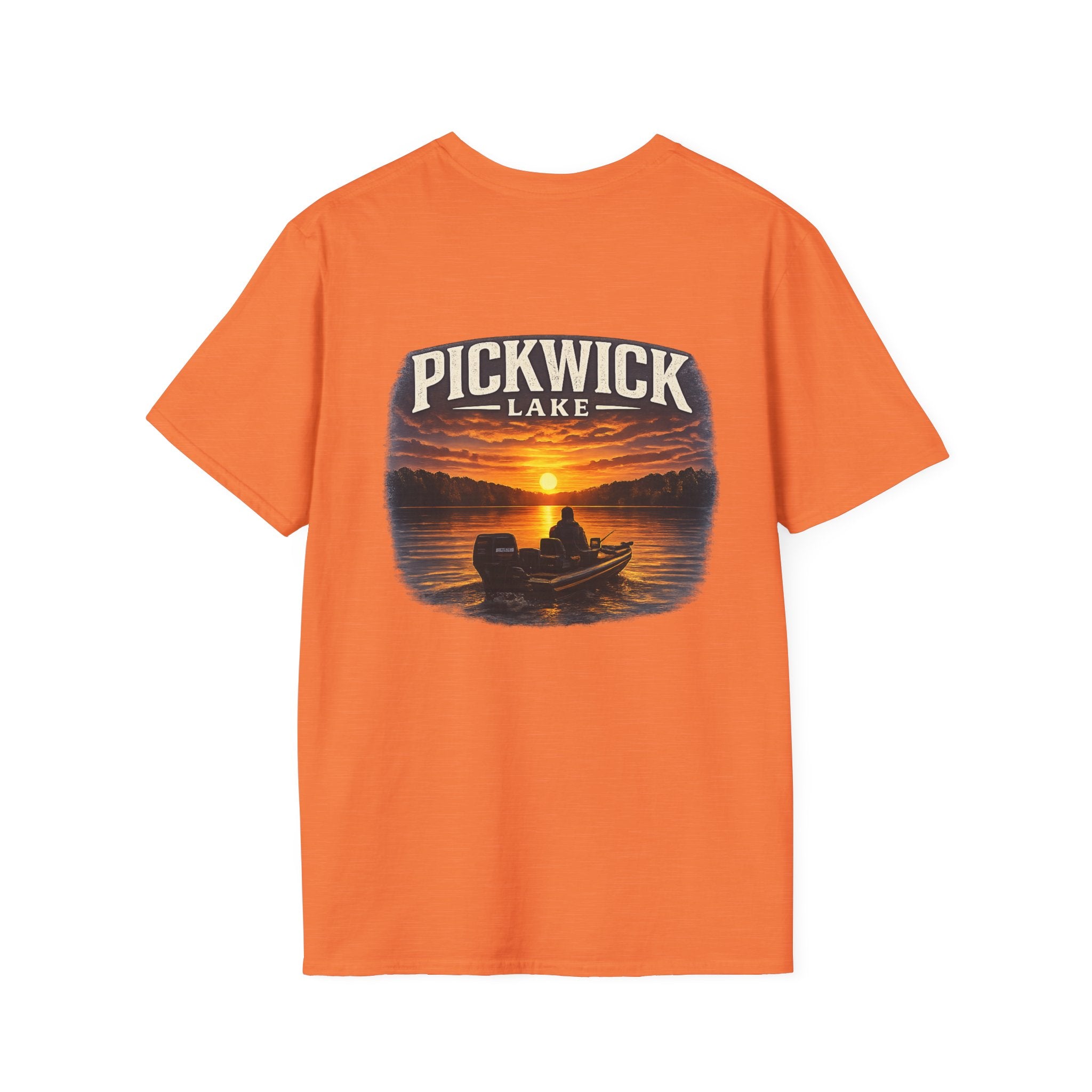 Fisherman on Pickwick Lake Unisex Softstyle T-Shirt
