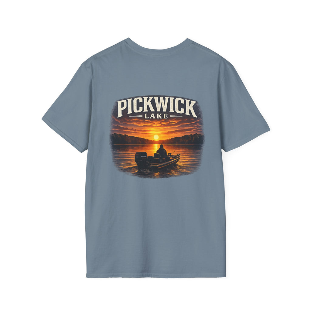 Fisherman on Pickwick Lake Unisex Softstyle T-Shirt