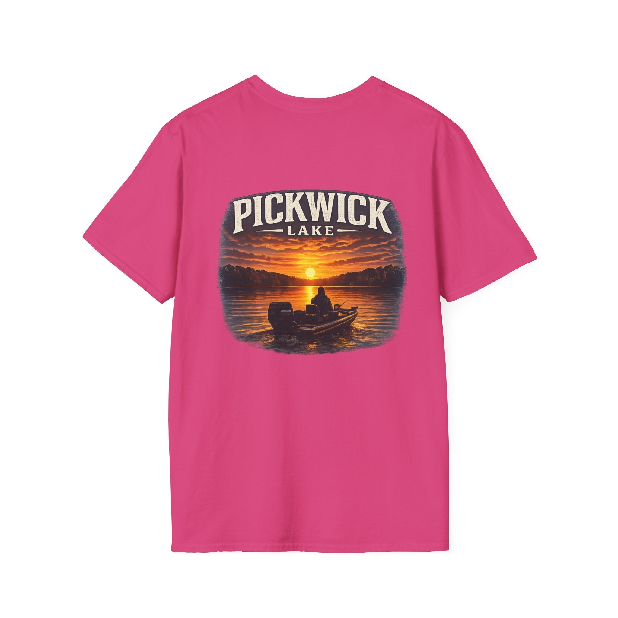 Fisherman on Pickwick Lake Unisex Softstyle T-Shirt