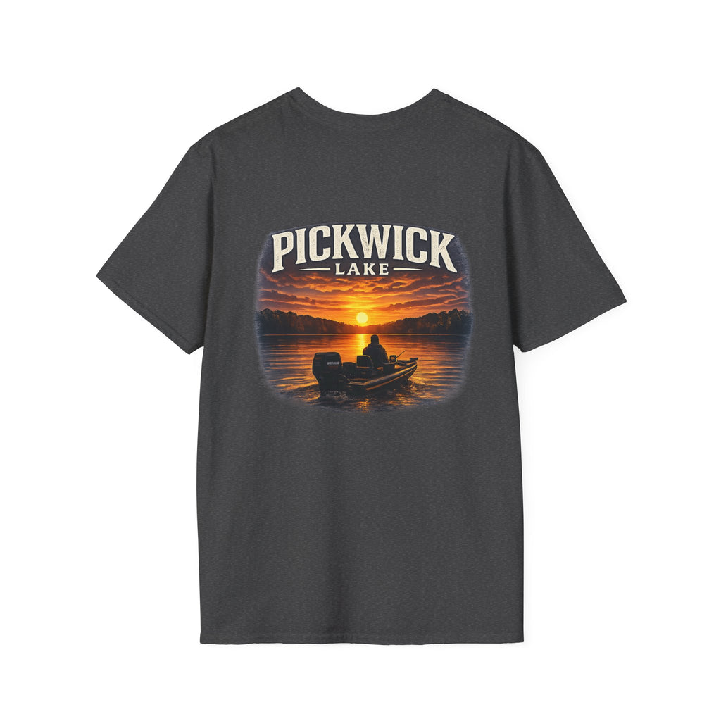 Fisherman on Pickwick Lake Unisex Softstyle T-Shirt