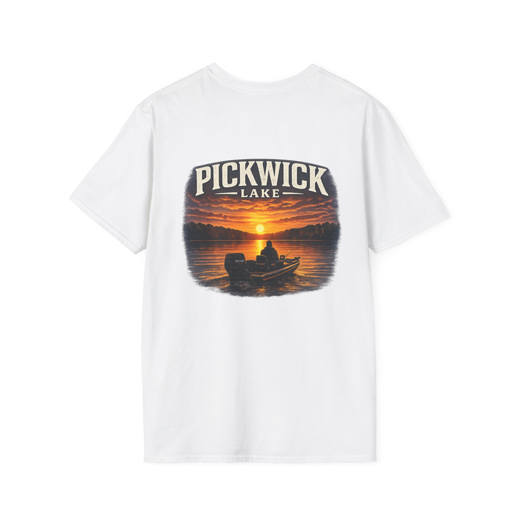 Fisherman on Pickwick Lake Unisex Softstyle T-Shirt