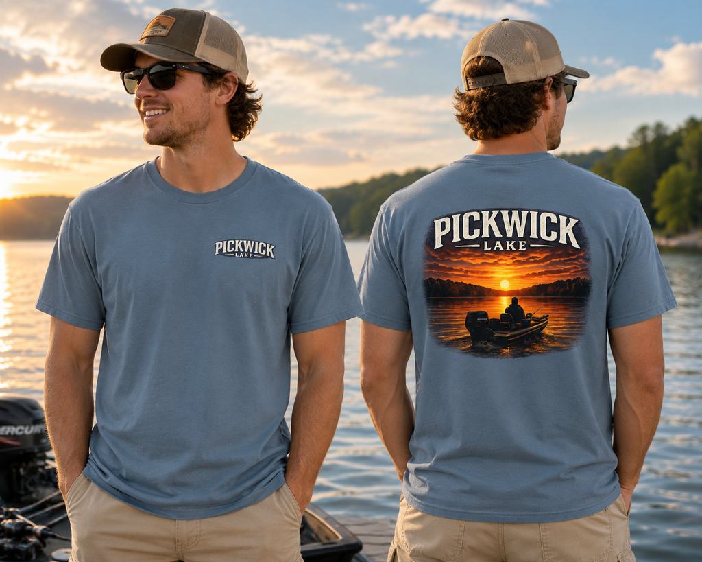 Fisherman on Pickwick Lake Unisex Softstyle T-Shirt