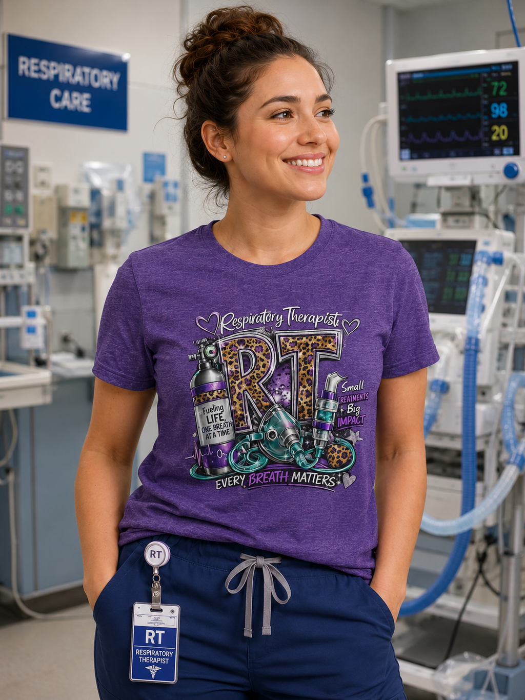 Respiratory Unisex Softstyle T-Shirt