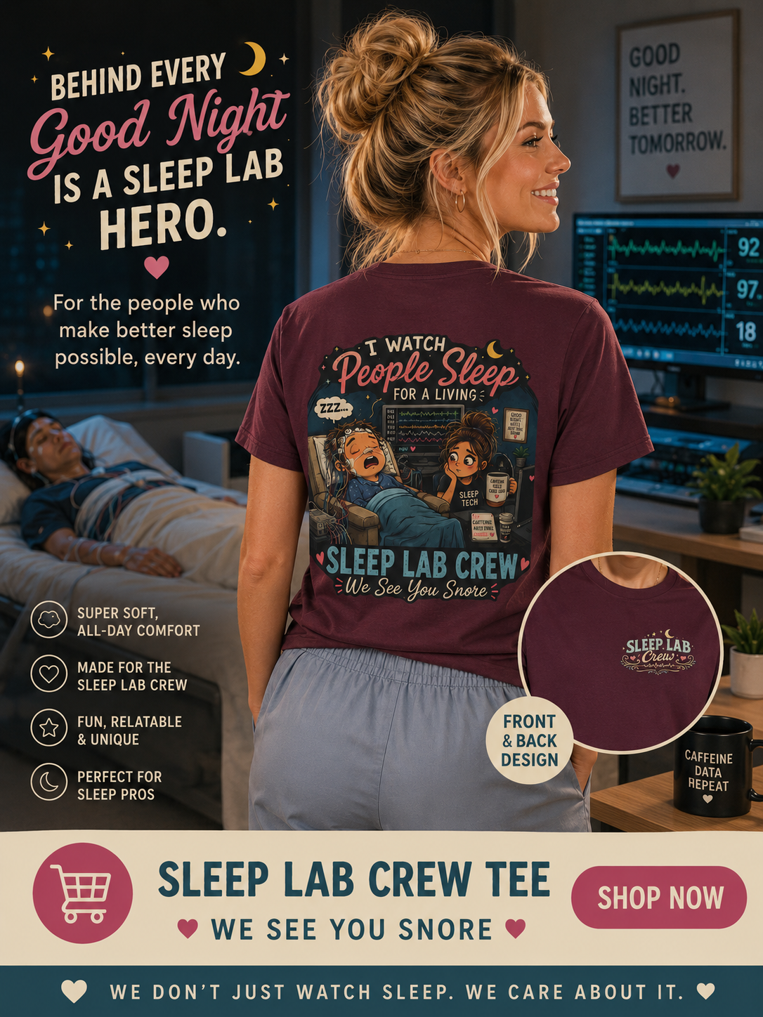 Sleep Lab Softstyle T-Shirt